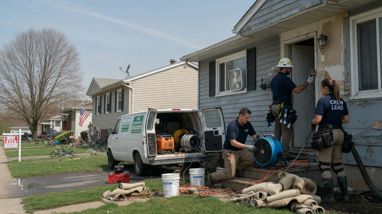 Flood Cleanup in Red Oak, TX near me