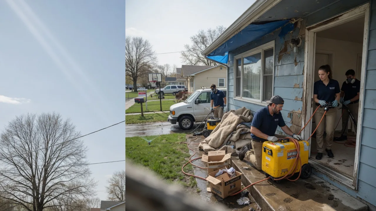 Basement Flood Cleanup in Red Oak, TX near me